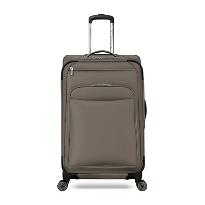 Total Travelware Charleston 25 Inch Softside Expandable LIGHTWEIGHT Checked Spinner Luggage