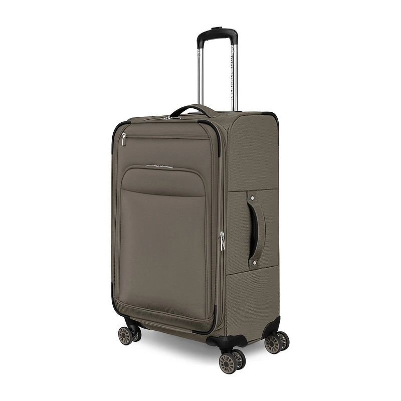 Total Travelware Charleston 25 Inch Softside Expandable LIGHTWEIGHT Checked Spinner Luggage