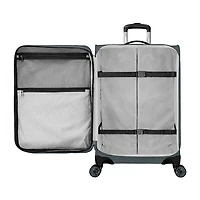 Total Travelware Charleston 25 Inch Softside Expandable Lightweight Checked Spinner Luggage