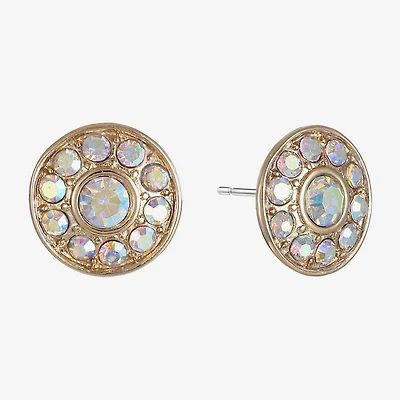 Monet Jewelry Glass 10mm Round Stud Earrings