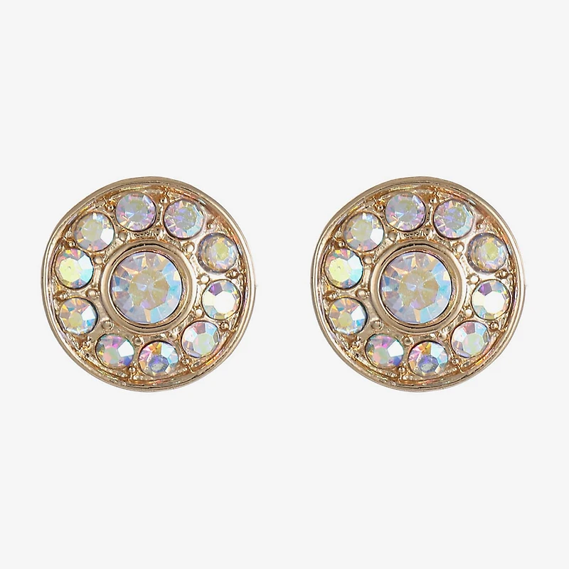 Monet Jewelry Glass 10mm Round Stud Earrings