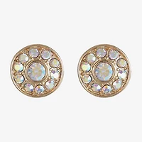Monet Jewelry Glass 10mm Round Stud Earrings