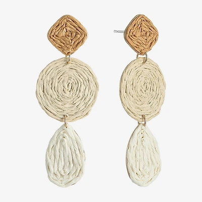 Liz Claiborne Womens Hypoallergenic Drop Earrings