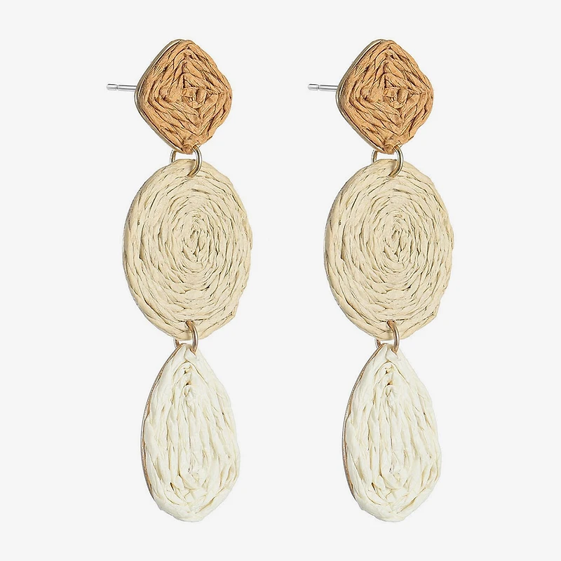 Liz Claiborne Womens Hypoallergenic Drop Earrings