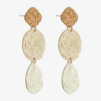 Liz Claiborne Womens Hypoallergenic Drop Earrings