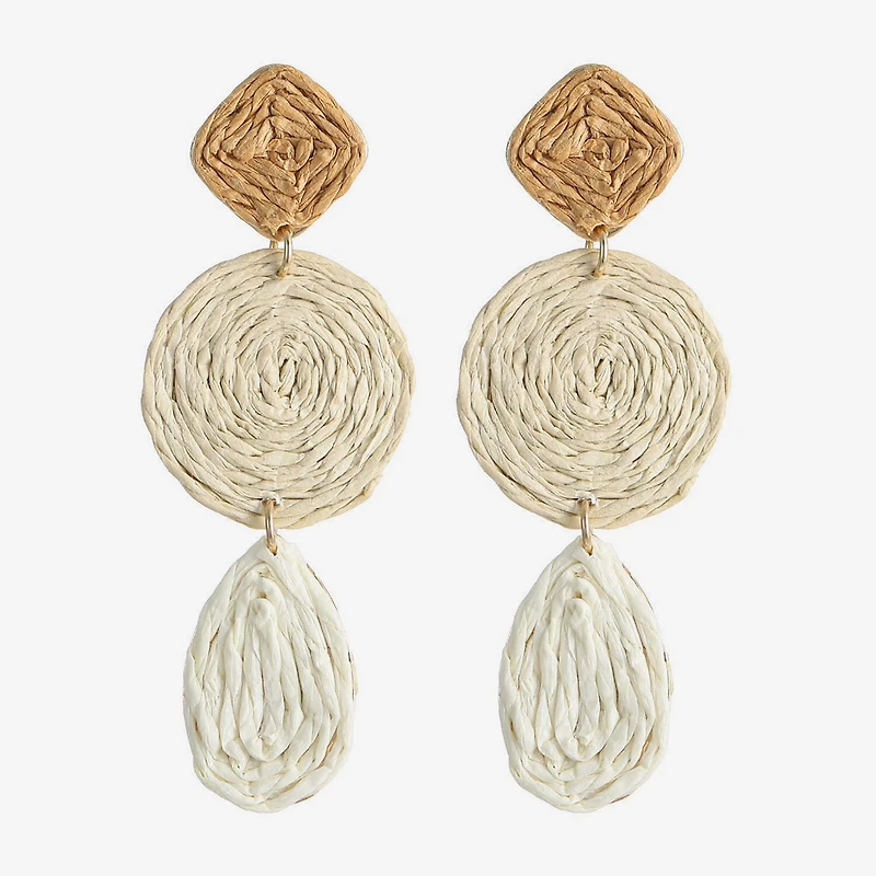 Liz Claiborne Womens Hypoallergenic Drop Earrings
