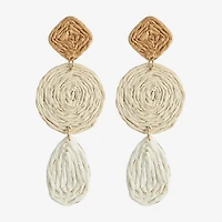 Liz Claiborne Womens Hypoallergenic Drop Earrings