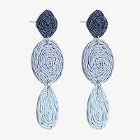 Liz Claiborne Womens Hypoallergenic Drop Earrings