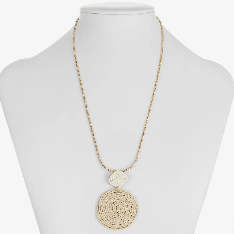 Liz Claiborne Womens 17 Inch Pendant Necklace