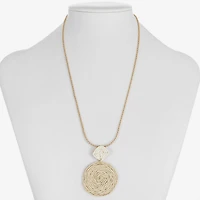 Liz Claiborne Womens 17 Inch Pendant Necklace