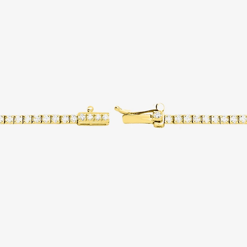 Limited Quantities! Womens 1 CT. T.W. Natural White Diamond 14K Gold 7 Inch Tennis Bracelet