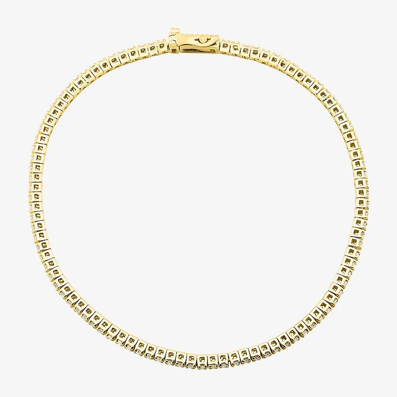 Limited Quantities! Womens 1 CT. T.W. Natural White Diamond 14K Gold 7 Inch Tennis Bracelet