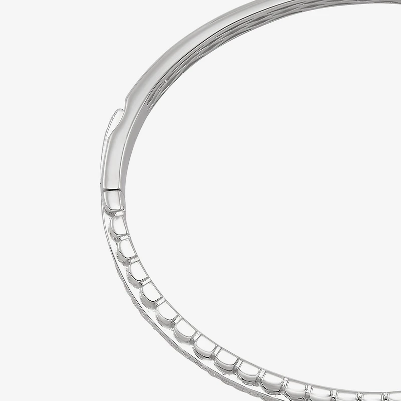 Limited Quantities! Womens 1/2 CT. T.W. Natural White Diamond Sterling Silver Bangle Bracelet