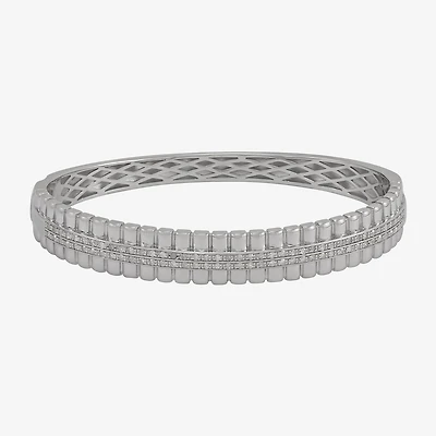 Limited Quantities! Womens 1/2 CT. T.W. Natural White Diamond Sterling Silver Bangle Bracelet