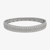Limited Quantities! Womens 1/2 CT. T.W. Natural White Diamond Sterling Silver Bangle Bracelet