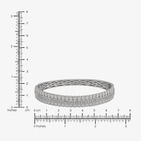 Limited Quantities! Womens 1/2 CT. T.W. Natural White Diamond Sterling Silver Bangle Bracelet