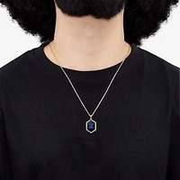 Limited Quantities! Womens Genuine Black Onyx 10K Gold 22 Inch Pendant Necklace