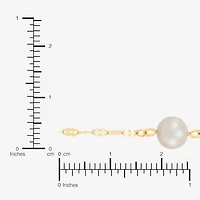 Limited Quantities! Womens White Cultured Freshwater Pearl 14K Gold 18 Inch Pendant Necklace