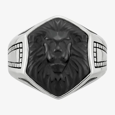 Limited Quantities! Mens Genuine Black Onyx Sterling Silver Fashion Ring