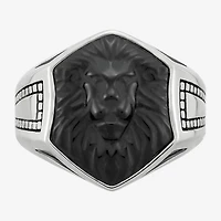 Limited Quantities! Mens Genuine Black Onyx Sterling Silver Fashion Ring