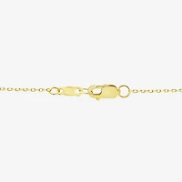 (F/Si1) Womens 1/3 CT. T.W. Lab Grown White Diamond 14K Gold Over Silver 18 Inch Pendant Necklace