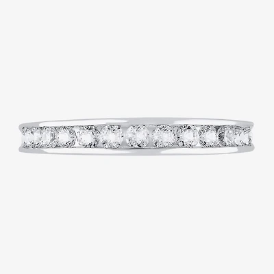 (G / Si2) Womens 2 CT. T.W. Lab Grown White Diamond 10K Gold Round Side Stone Bridal Set