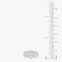 Love Lives Forever (F / Vs2) Womens 4 CT. T.W. Lab Grown White Diamond 10K Gold Oval 3-Stone Engagement Ring