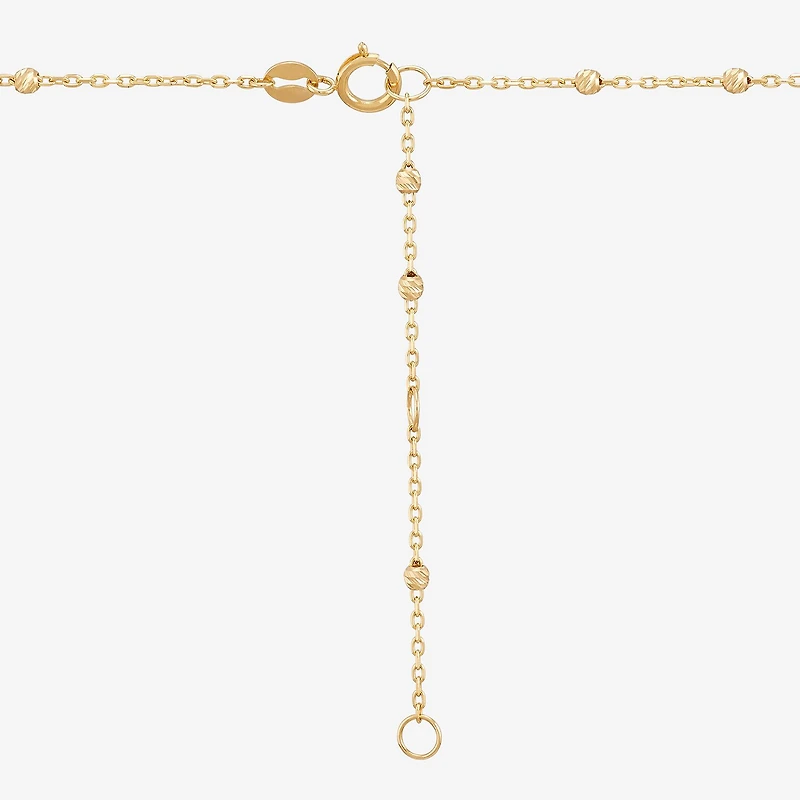 Womens 10K Gold 18 Inch Chain Necklace
