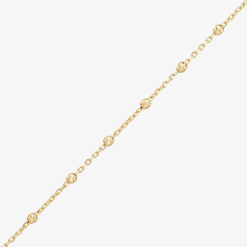 Womens 10K Gold 18 Inch Chain Necklace