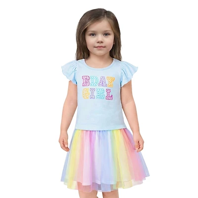 Lilt Birthday Girl Toddler Girls 2-pc. Skirt Set
