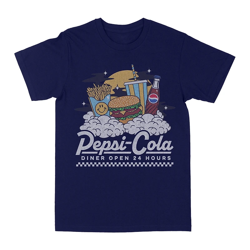 Novelty Pepsi Mens Crew Neck Short Sleeve Regular Fit Graphic T-Shirt