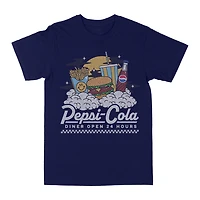 Novelty Pepsi Mens Crew Neck Short Sleeve Regular Fit Graphic T-Shirt
