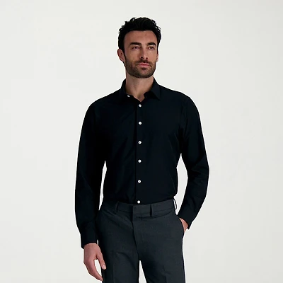 Haggar Smart Wash Mens Classic Fit Easy Care Long Sleeve Dress Shirt