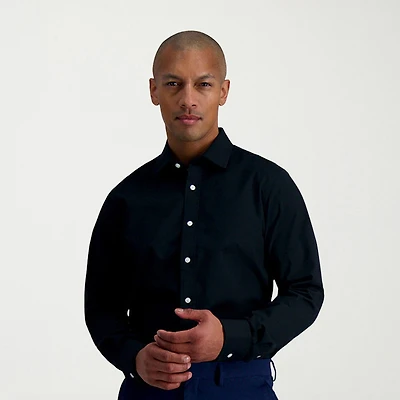 Haggar Premium Comfort Mens Slim Fit Long Sleeve Dress Shirt