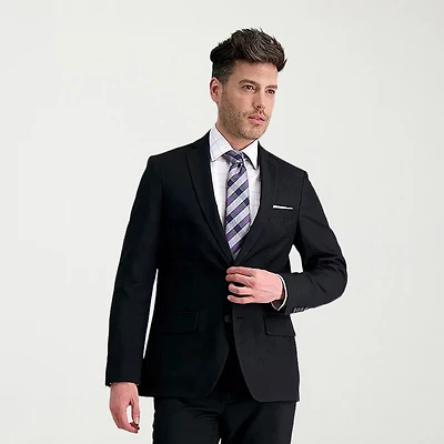 Haggar Smart Wash With Repreve Mens Stretch Fabric Slim Fit Suit Jacket