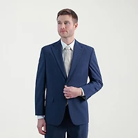 Haggar JMH Prince Of Wales Mens Stretch Fabric Classic Fit Plaid Suit Jacket