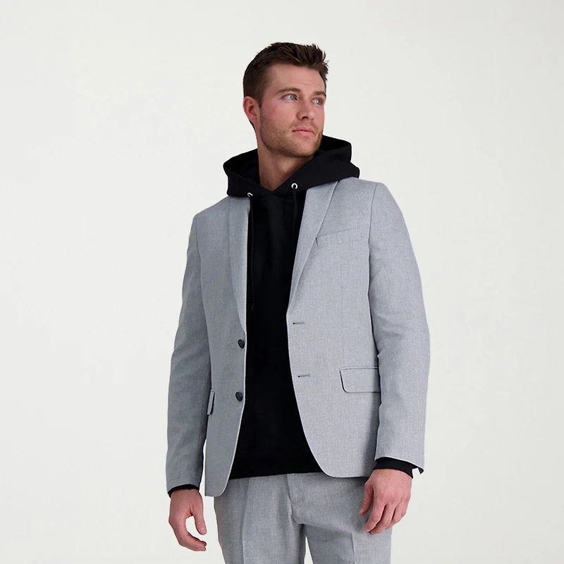 Haggar Smart Wash With Repreve Mens Stretch Fabric Slim Fit Suit Jacket
