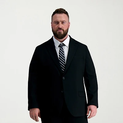 Haggar JMH Tailored Mens Stretch Fabric Modern Fit Big and Tall Suit Jacket