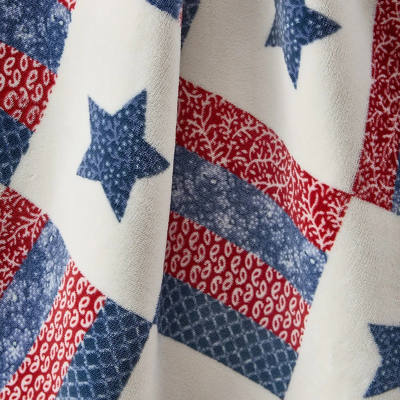 AMERICAN SPIRIT® Roosevelt Reversible Coco Plush Throw
