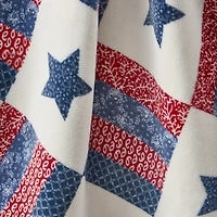 AMERICAN SPIRIT® Roosevelt Reversible Coco Plush Throw
