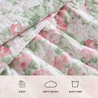 Laura Ashley Sweet Memories 3-pc. Reversible Quilt Set