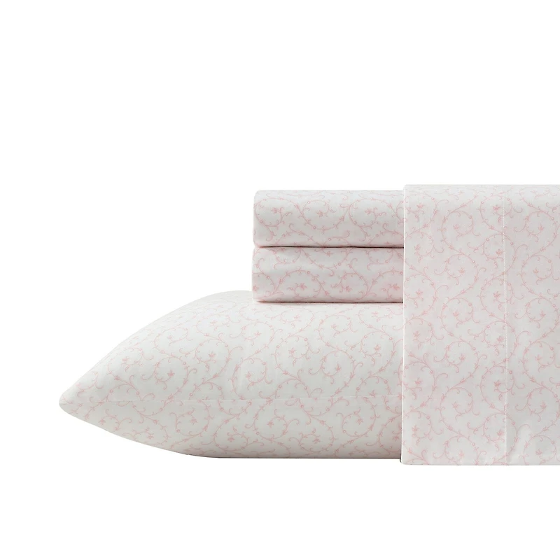 Laura Ashley Cotton Percale Sheet Set