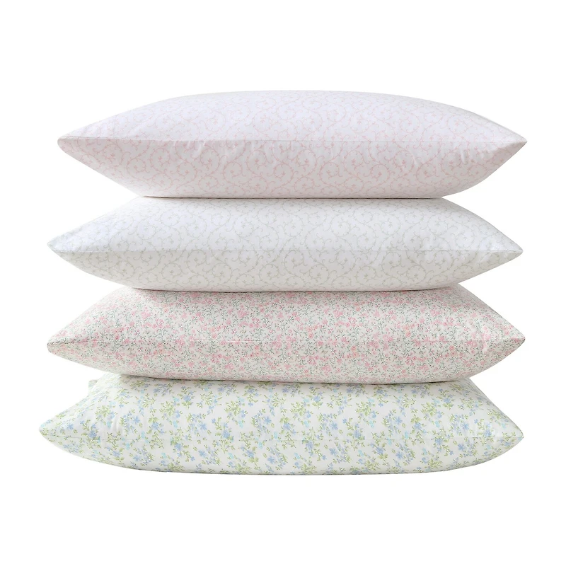 Laura Ashley 200tc Cotton Percale Standard Pillowcase