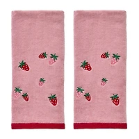 Saturday Knight Strawberry Toss 2-pc. Hand Towel