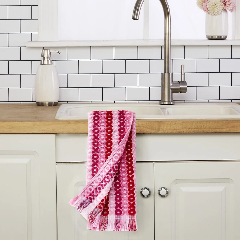 Saturday Knight Xoxo Jacquard 2-pc. Hand Towel