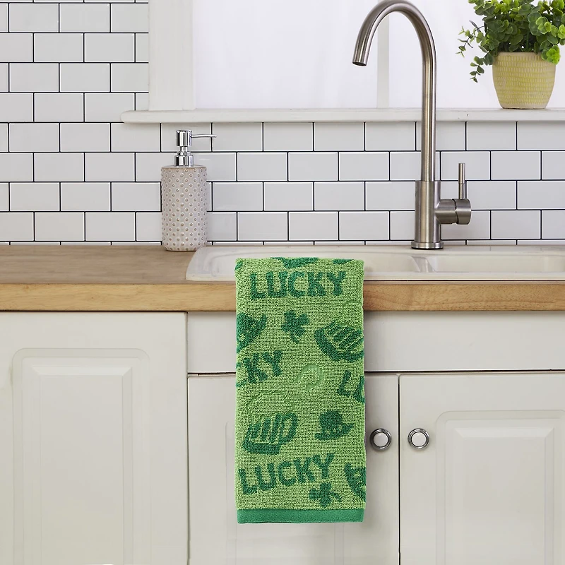 Saturday Knight Lucky Jacquard 2-pc. Hand Towel