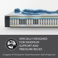 Fieldcrest Legacy Elite 13.5" Hybrid Firm Euro Top - Mattress Only