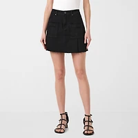 RM Rebecca Minkoff Womens Mid Rise Mini Denim Skirt