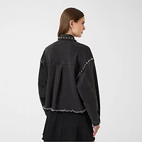 RM Rebecca Minkoff Womens Studded Jacket