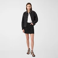 RM Rebecca Minkoff Womens Studded Jacket